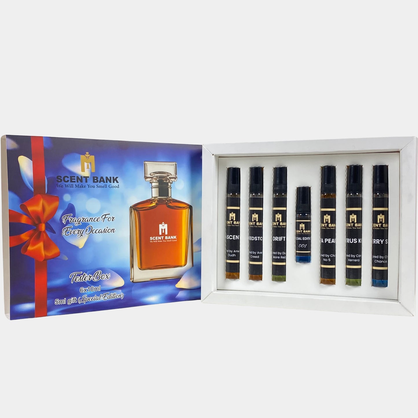 Scent Bank Tester Gift Box – Ladies Box Edition (7 Perfumes | 10ml Edition)